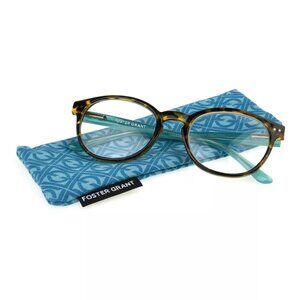 Foster Grant BRYN TEAL OP1122 Reading Glasses 1.50 Power